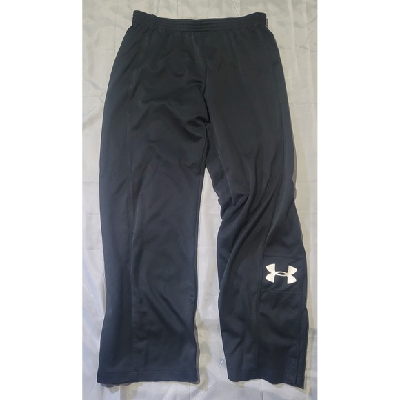 UNDER ARMOUR Men's Large‎ L  All Season Gear Black Semi-fitted Joggers Pants UA - Picture 1 of 7